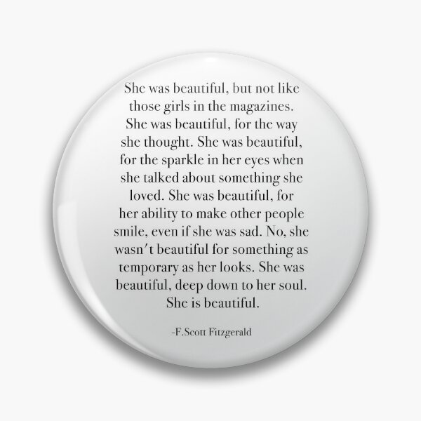 Item preview, She was beautiful, but not like those girls in the magazines. designed and sold by corbrand.
