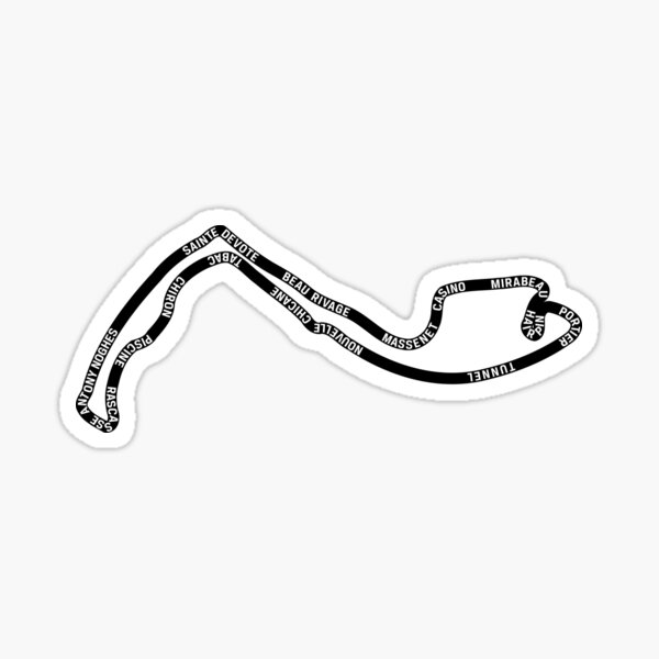 Item preview, Monaco Circuit |  designed and sold by PixelsandPulp.