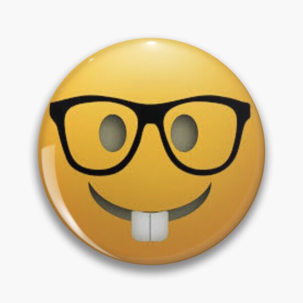 Nerd Face Emoji Sticker By Charmaine Khumalo