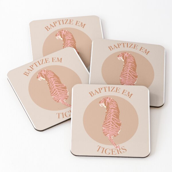 Item preview, Baptize em tigers (room decor) designed and sold by Madeline McKay.