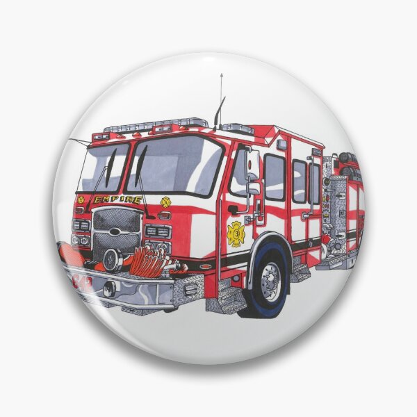 Item preview, New York Firetruck Drawing designed and sold by KimmieKat97.