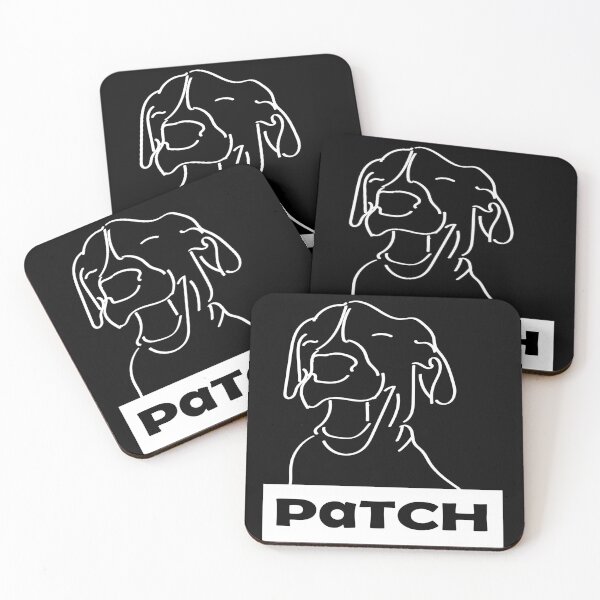 Item preview, Dog Patch Logo White v.2 designed and sold by margaretfield.