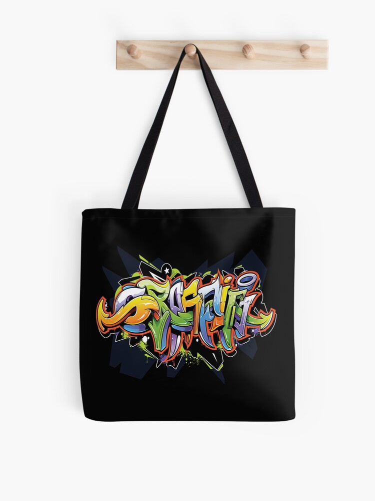 designer graffiti bag