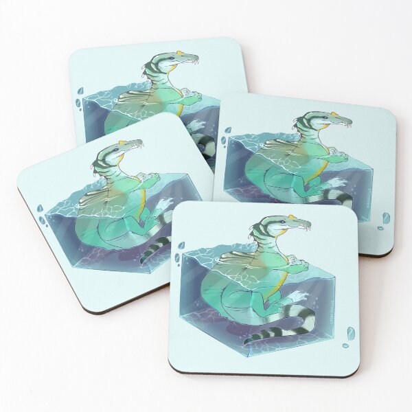 Item preview, Spinosaurus Cube (Teal Spino) designed and sold by UmbraDragon.