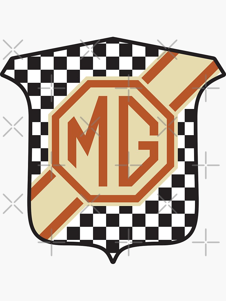 GM Monogram or MG Monogram Sticker