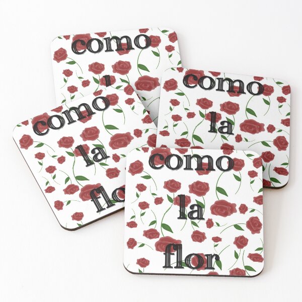 Item preview, Como la flor Selena rose quote designed and sold by kuallidesigns.