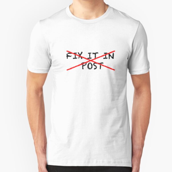 Fix it in post - NO Slim Fit T-Shirt