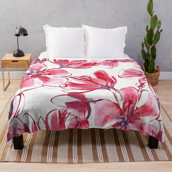 Item preview, Watercolor Red Magnolias designed and sold by SusanEileenEvans.