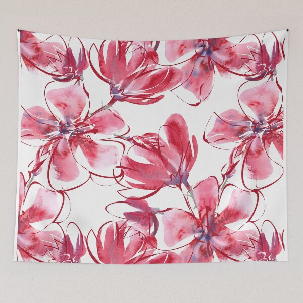Item preview, Watercolor Red Magnolias designed and sold by SusanEileenEvans.