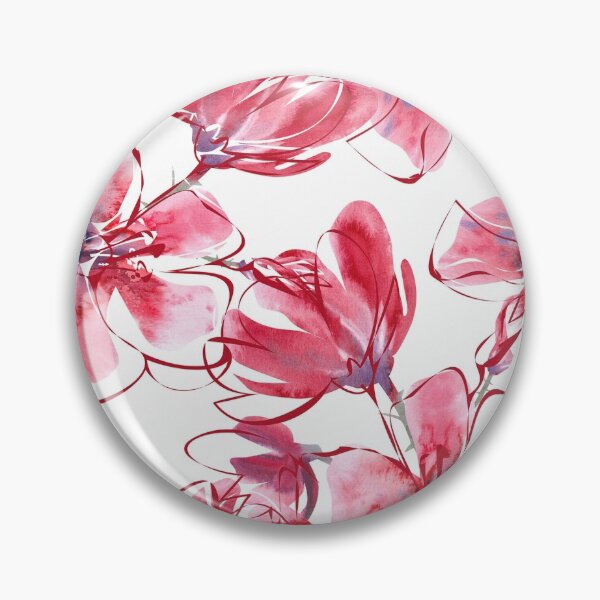 Item preview, Watercolor Red Magnolias designed and sold by SusanEileenEvans.