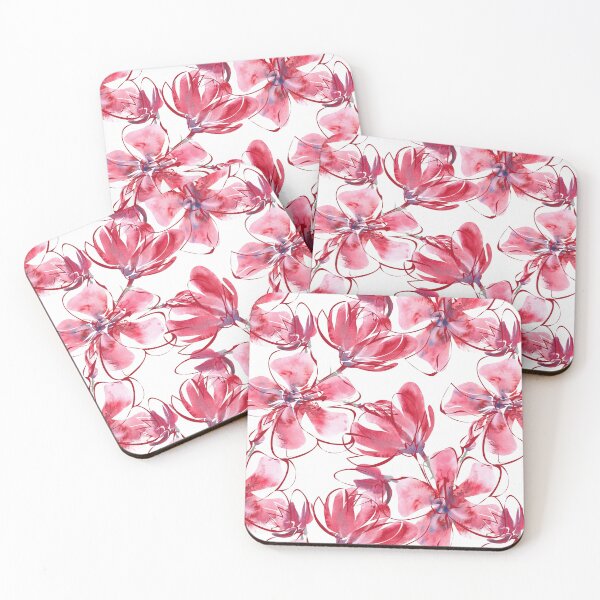 Item preview, Watercolor Red Magnolias designed and sold by SusanEileenEvans.