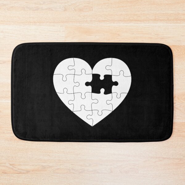 Item preview, Autism Heart - white designed and sold by Thelittlelord.