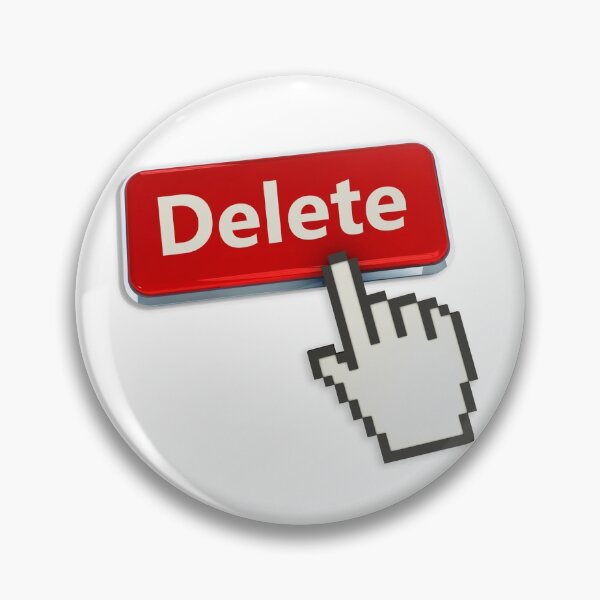 Item preview, Delete Button Click designed and sold by Home and Office.