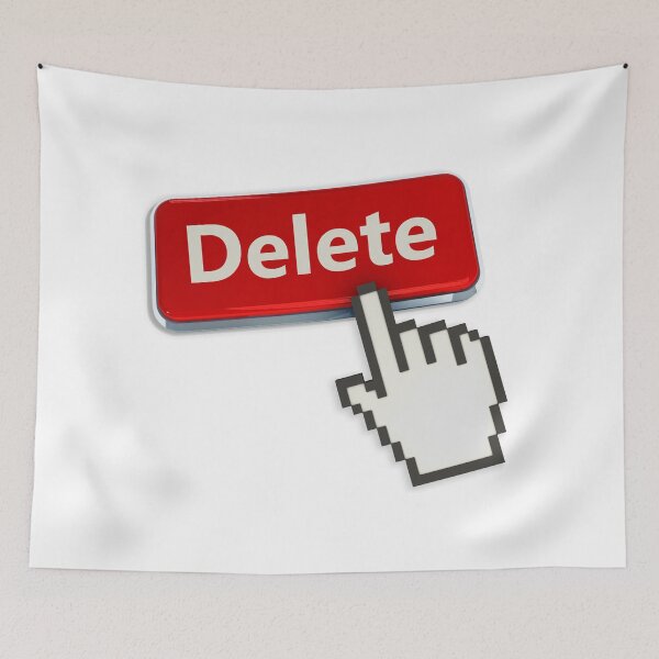 Item preview, Delete Button Click designed and sold by Home and Office.