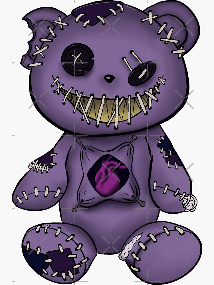 "Voodoo Teddy bear" Sticker for Sale by Jessdoodle1 Redbubble