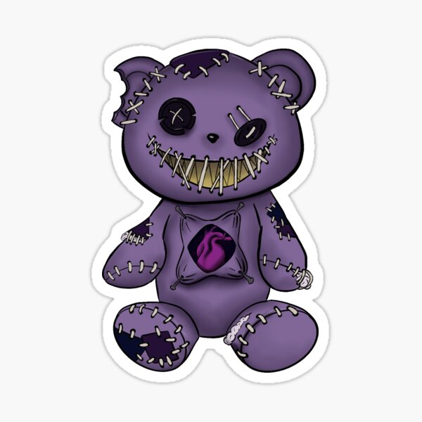 Color Bear Stickers Redbubble - voodoo bear roblox