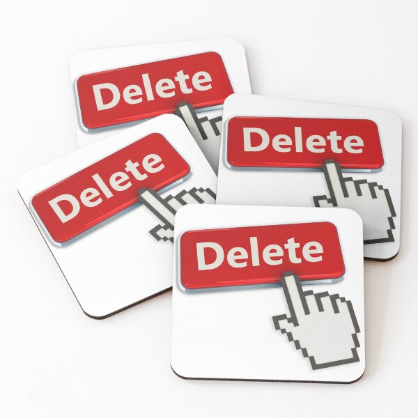 Item preview, Delete Button Click designed and sold by Home and Office.