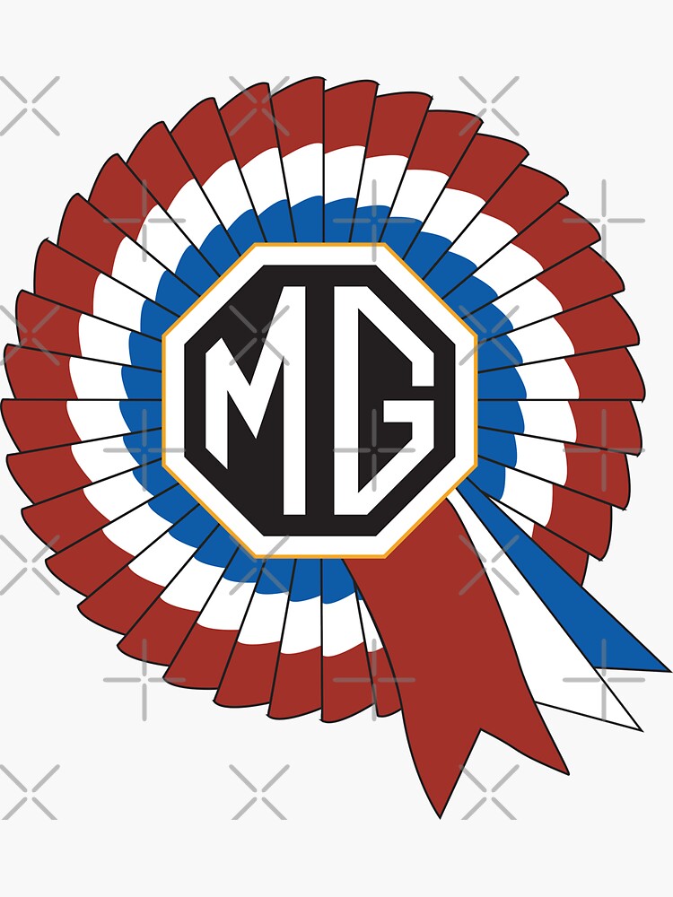 Sticker for Sale mit MG Rosette von EdWellington