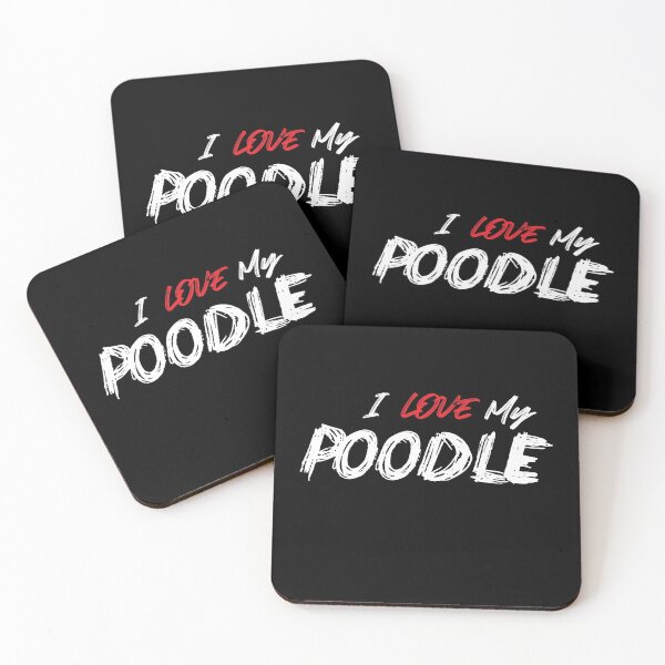 Item preview, I Love My Poodle, Poodle Lover designed and sold by mohcine92.