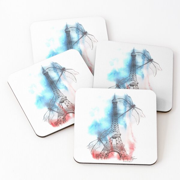 Item preview, DragonFlies in Paris by Nikolette Jones Art designed and sold by ABOotlanders.