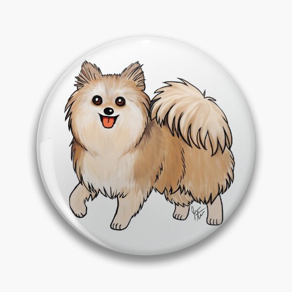 Item preview, Dog - Pomeranian - Gold designed and sold by Jennifer Stolzer.