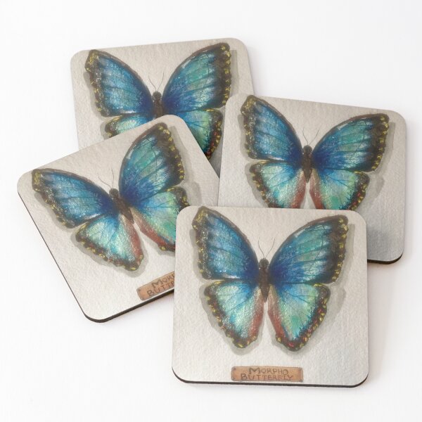 Item preview, Morpho Butterfly designed and sold by ElleVictoriaArt.