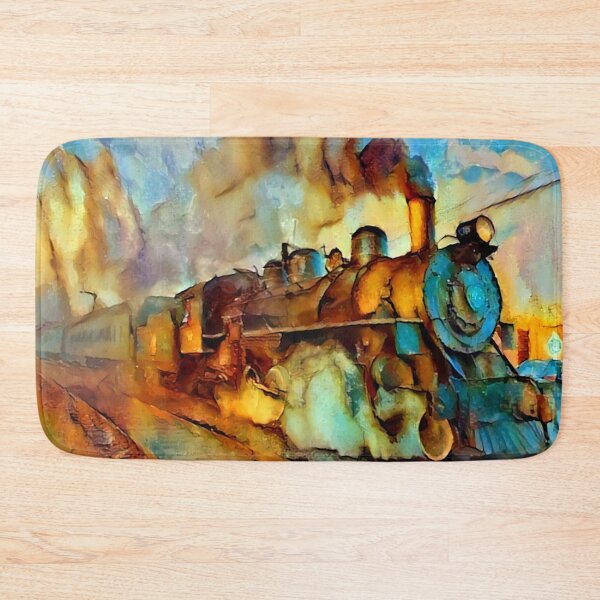 Item preview, Old Train Portrait designed and sold by Alyxandre.