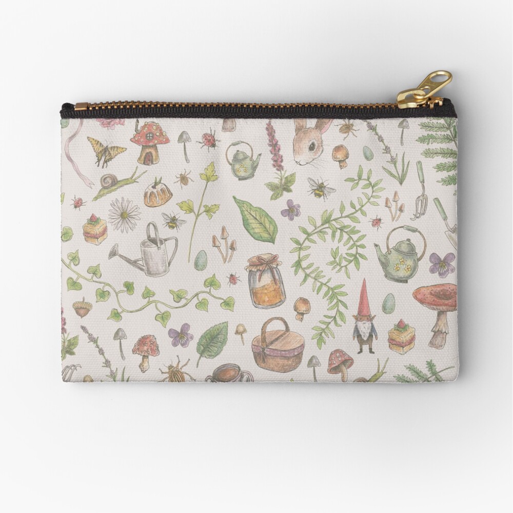 Cottagecore - faded pink Zipper Pouch