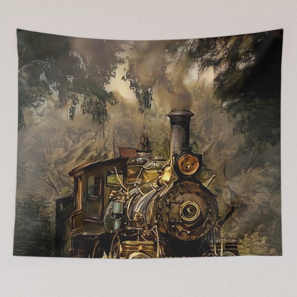 Item preview, Antique Train Portrait designed and sold by Alyxandre.