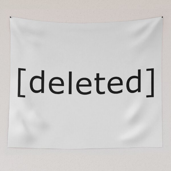 Item preview, Reddit [deleted] Comment Black designed and sold by Urban-Lettering.
