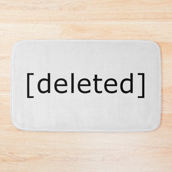 Item preview, Reddit [deleted] Comment Black designed and sold by Urban-Lettering.