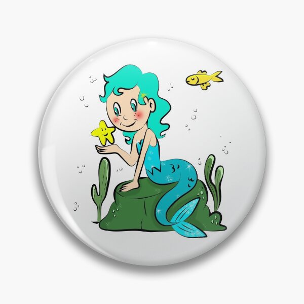 Item preview, cute mermaid designed and sold by tejaltank.