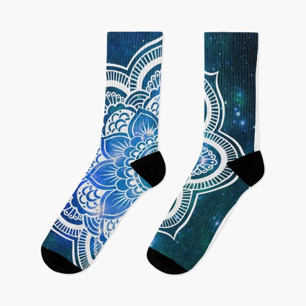 Item preview, Galaxy Mandala Green Blue designed and sold by 2sweetsDesign.
