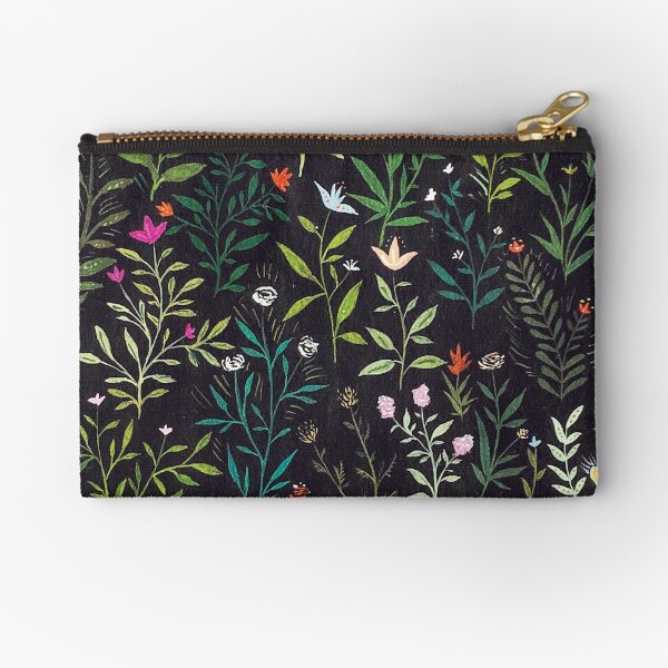 Midnight Garden Zipper Pouch