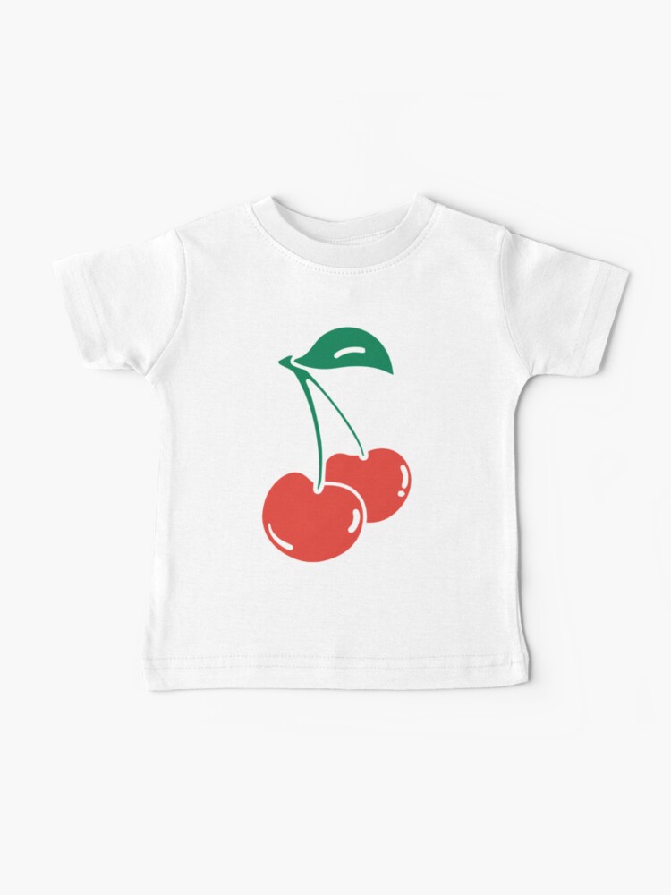 cherry baby tee