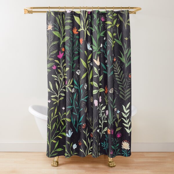 Midnight Garden Shower Curtain