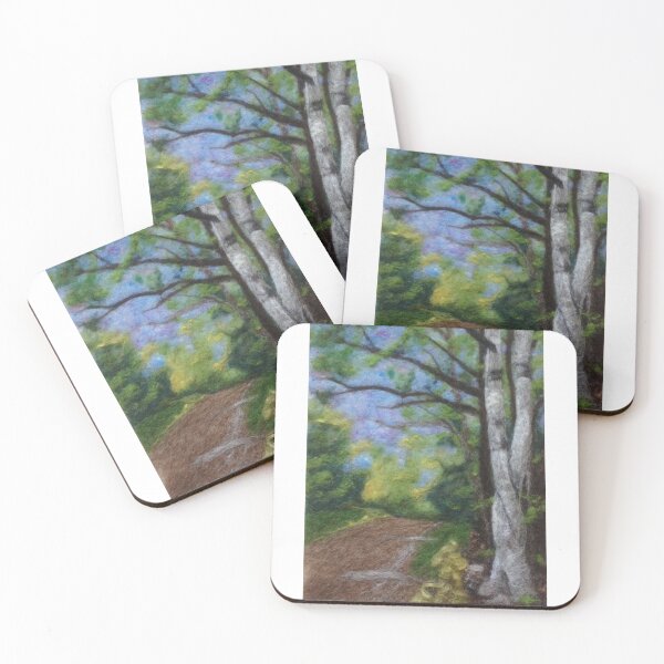 Item preview, Birch Love - fiber art designed and sold by skidgelstudios.