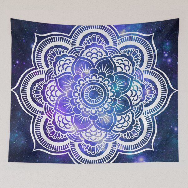 Item preview, Galaxy Mandala Galaxy Mandala Violet Teal designed and sold by 2sweetsDesign.