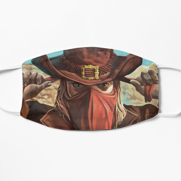 Doomtown Outlaw Mask Flat Mask