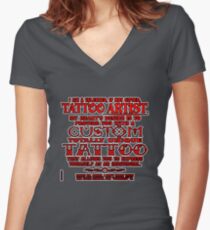 Tattoo Artist - Kanji For Dumbass Women's Fitted V-Neck T-Shirt