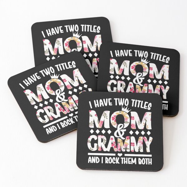 Item preview, I Have Two Titles Mom & Grammy - I Rock Them Both designed and sold by nana1099.