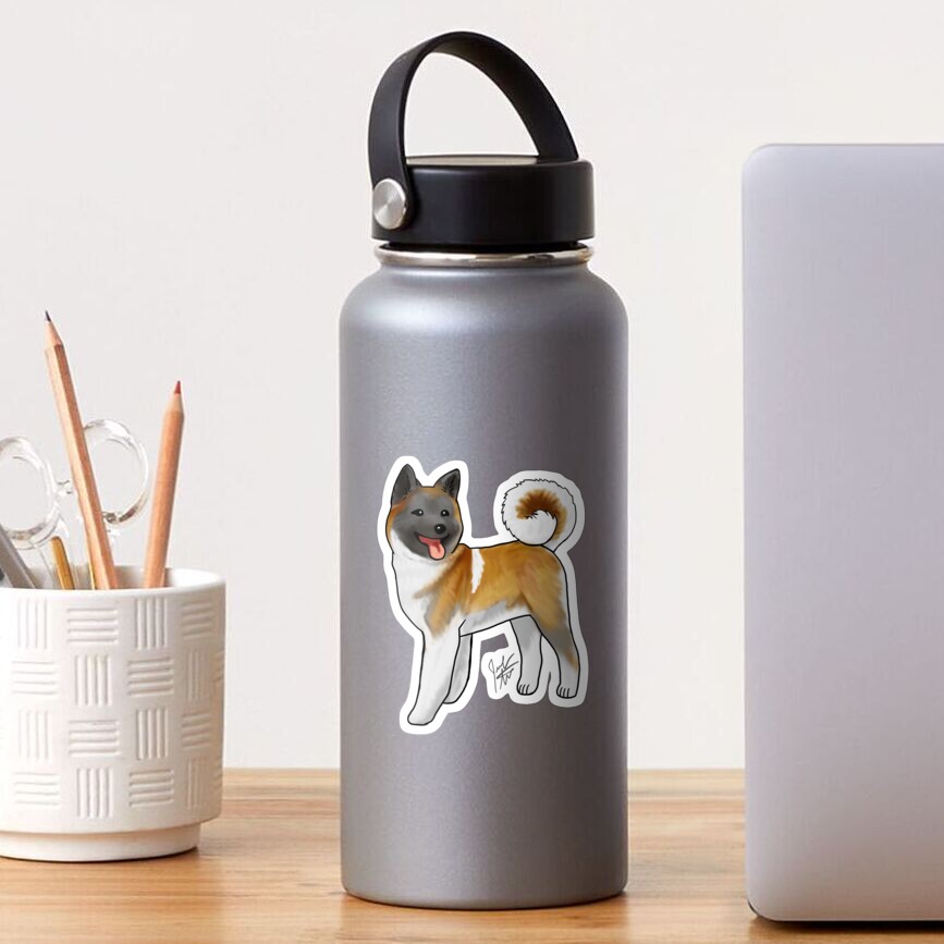 Akita - Brown/Fawn Sticker