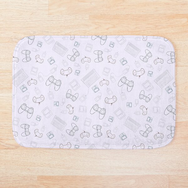 Item preview, Retro Computer and Console Pattern designed and sold by SquibbleDesign.