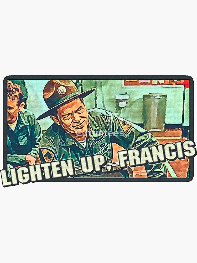 stripes-lighten-up-francis-sticker-for-sale-by-cuttintees-redbubble