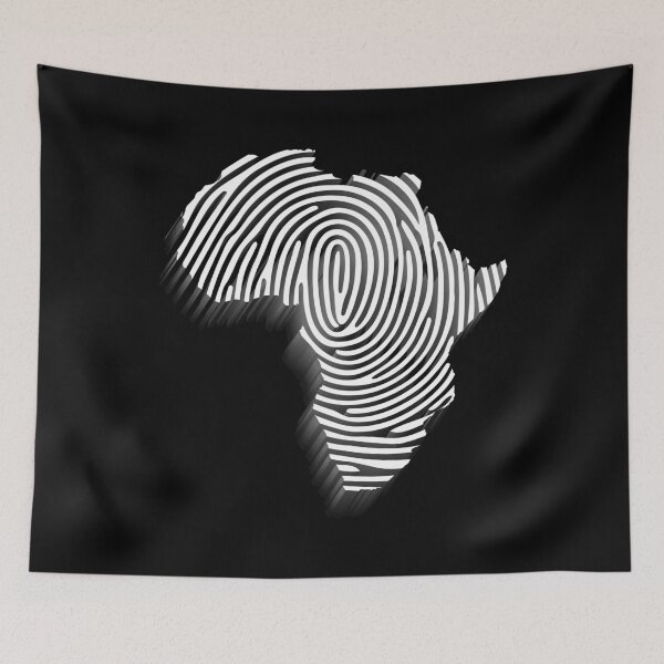 Item preview, Africa Is My DNA 3D Fingerprint designed and sold by goodspy.