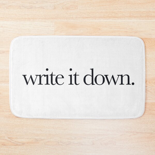 Item preview, write it down designed and sold by itsmeg13.