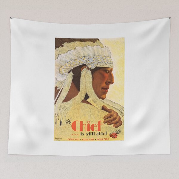 Item preview, 1931 Santa Fe Railroad The Chief Advertising Poster designed and sold by retrographics.