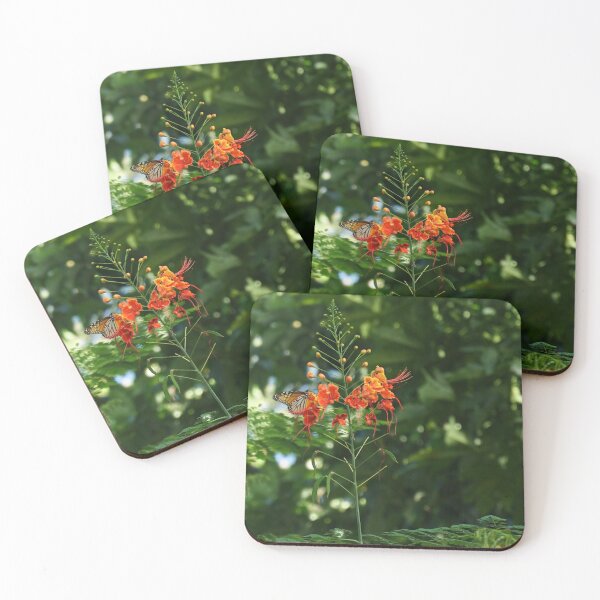 Item preview, Monarch Butterfly on Orange Flowers designed and sold by MomentofPercep.