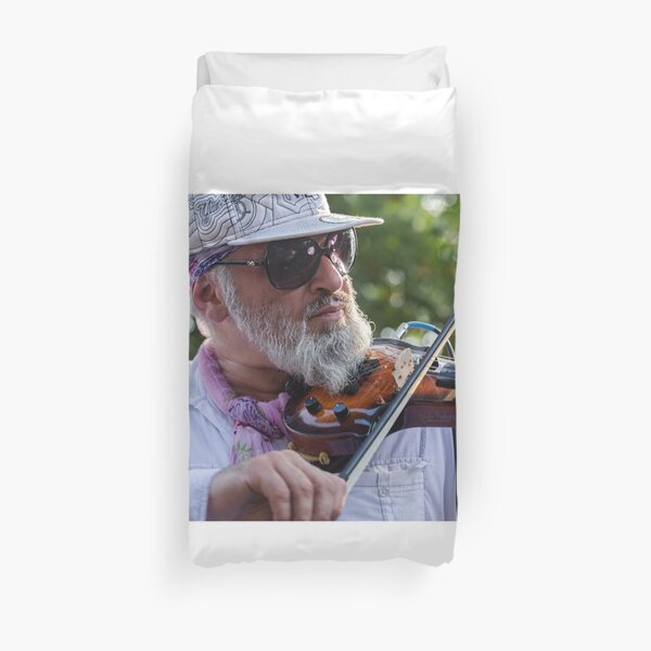 Music Festival in Tompkins Square Park Duvet Cover