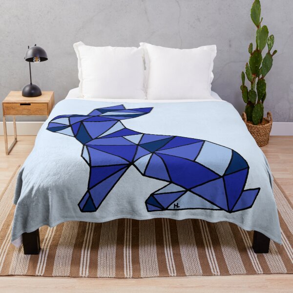 Item preview, Geometric Rabbit || Shapes || Abstract Animal || Nature designed and sold by Hilary Leslie.